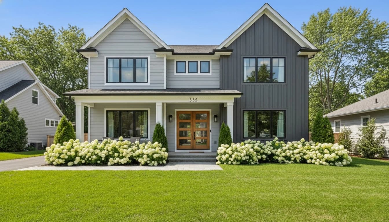 Modern suburban house exterior - Specialized Home Improvement Calculators